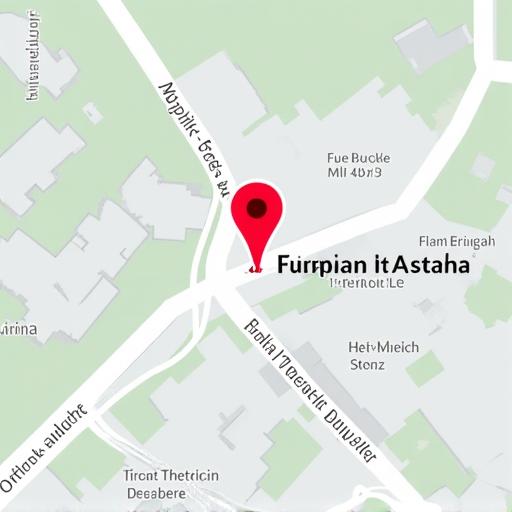 Eine Karte, die den Standort des Büros in der Maria-Theresien-Straße in Innsbruck zeigt.